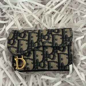 Dior Saddle Bloom Card Holder